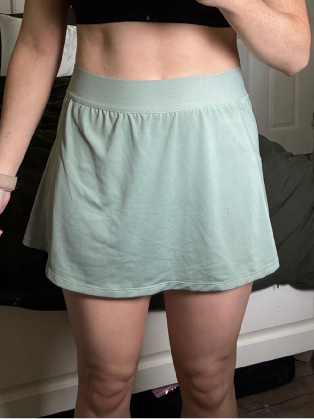 Light Sage Green A-Line Women's Skort